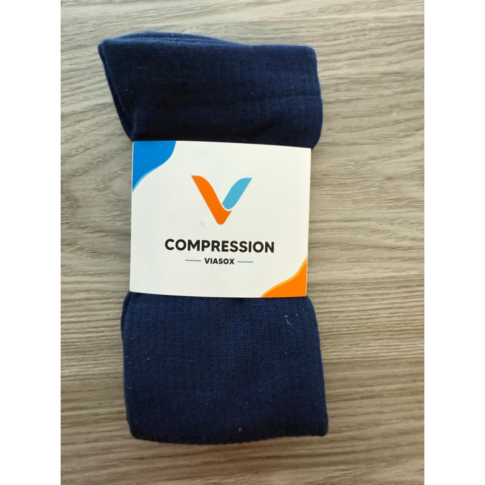 Women's Viasox Compression Socks One Size Navy Blue